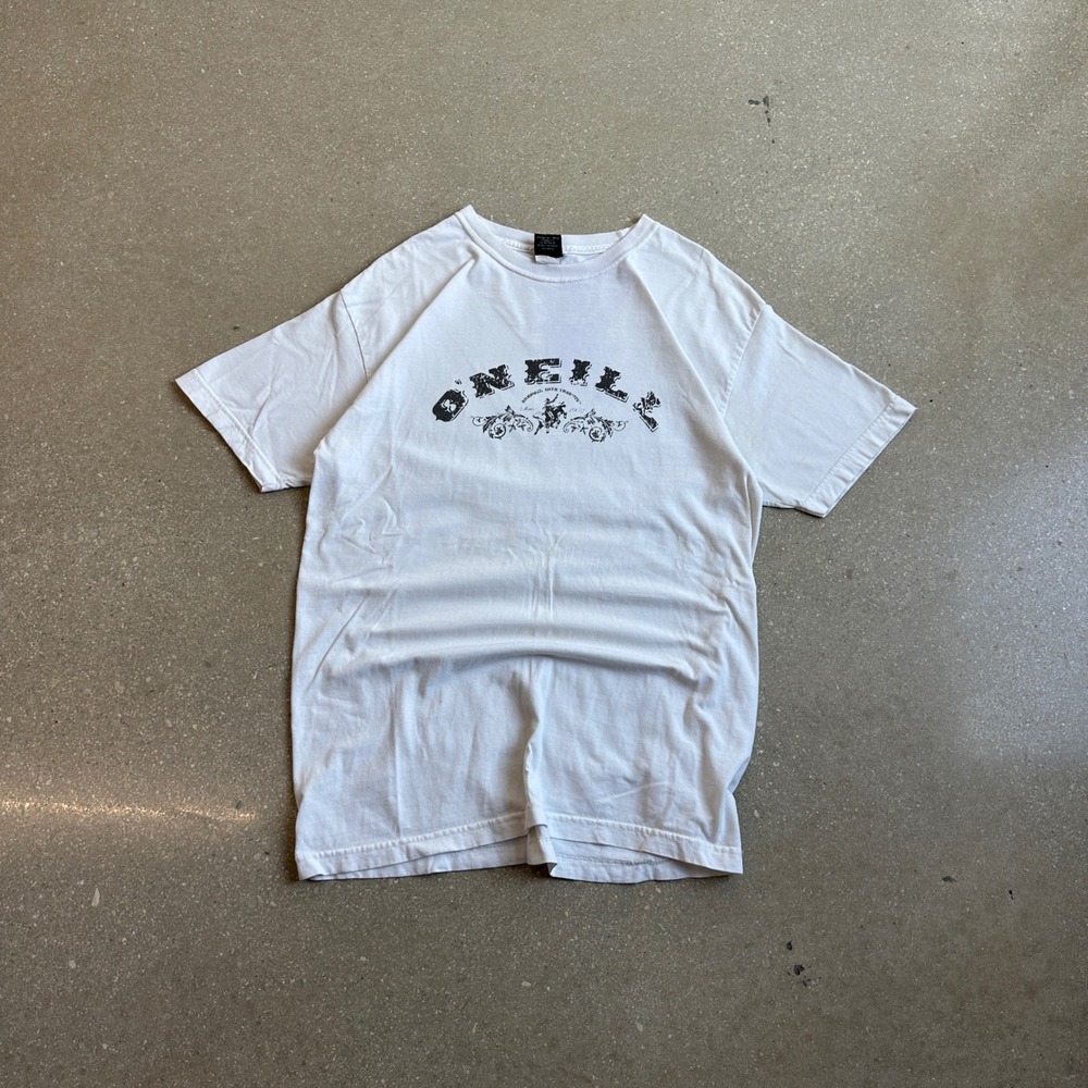 ONeill Graphic T Shirt White Mens Short Sleeve Crew Neck Casual Surf Skate XL